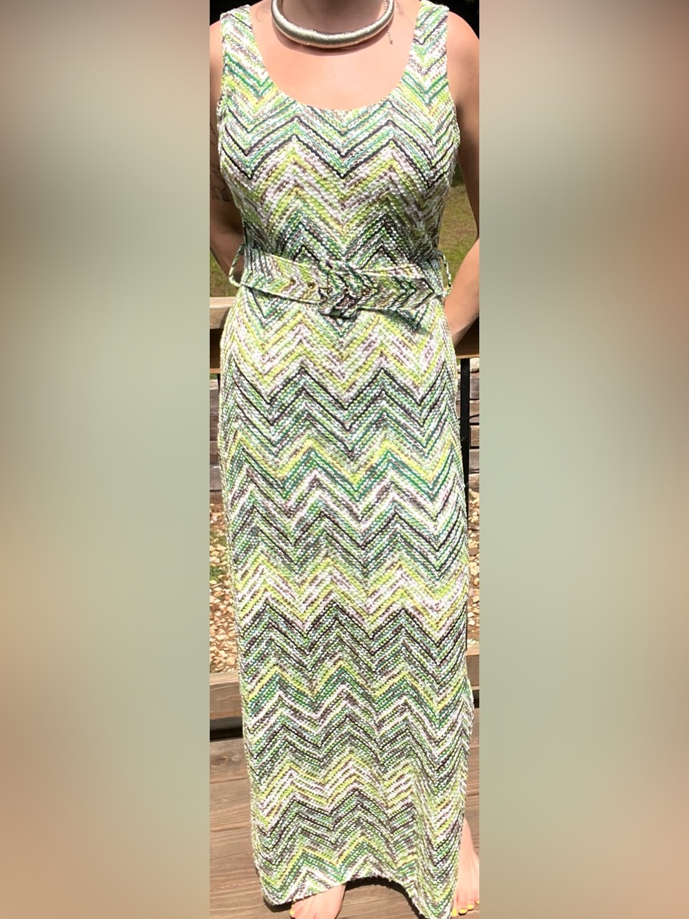 Siena White Lined Dress with Subtle Printed Trim